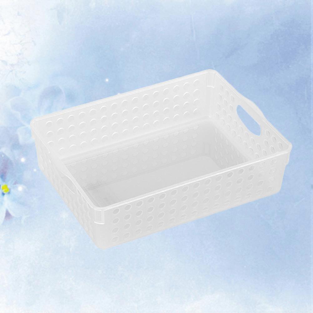 File Storage Basket Plastic Organizer for Collecting File Home Office