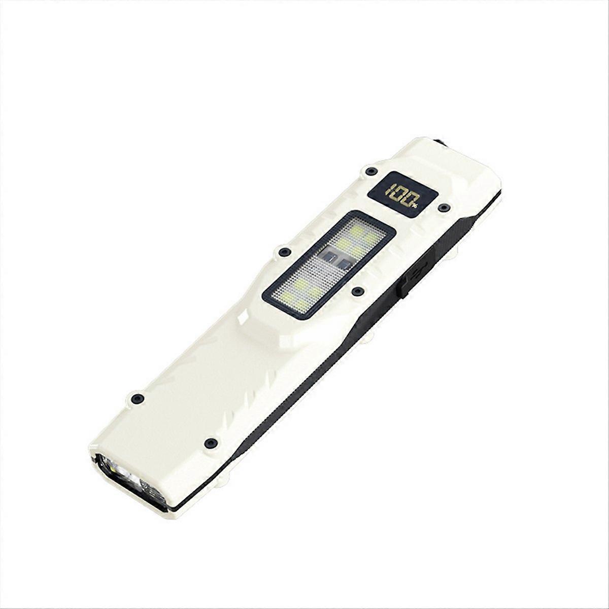 Outdoor Rechargeable LED Flashlight, Super Bright Flashlight COB Work Light Portable Multifunctional Flashlight