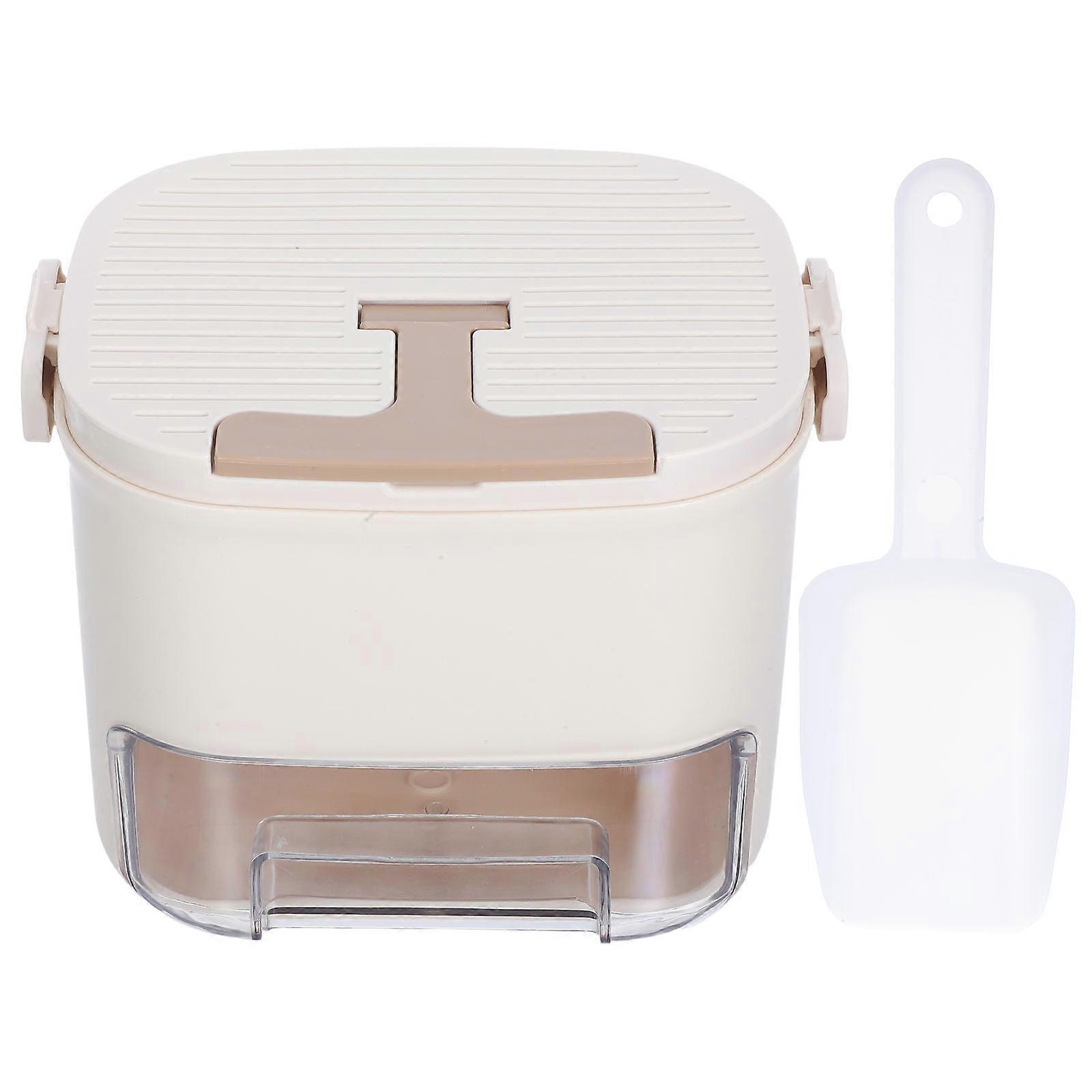 Ice Cube Tray Stackable Ice Storage Bin with Spill-Resistant Lid