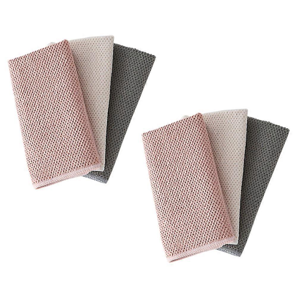 Microfiber Dish Towels for Water Absorbing 6Pcs Kitchen Cleaning Cloths