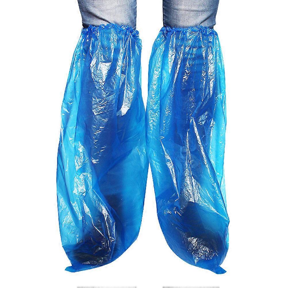 Waterproof Boot Covers Plastic Material Floor Protection General Users 50Pcs