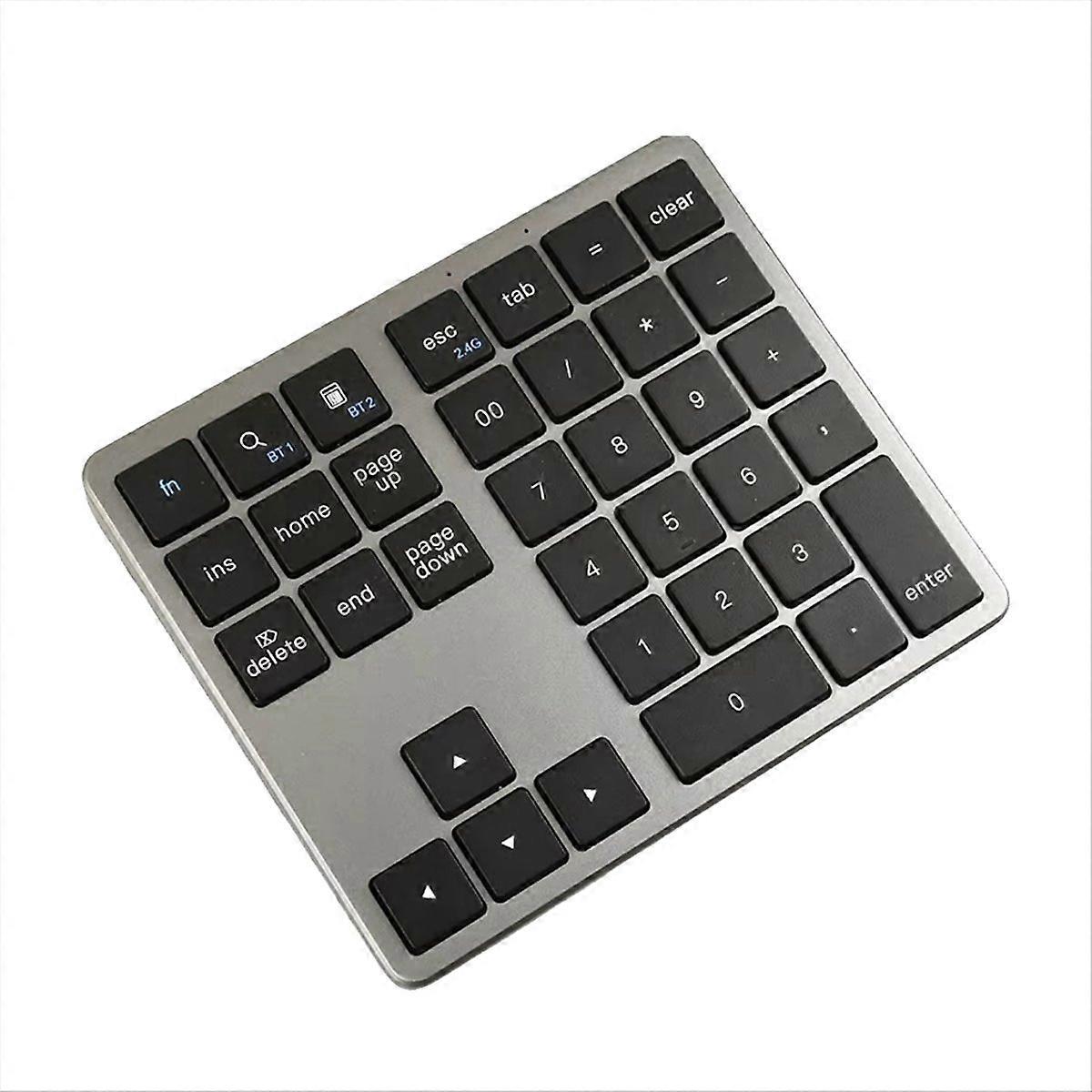 2.4G Wireless Bluetooth Number Pad 35 Keys Remote Connection Numpad A