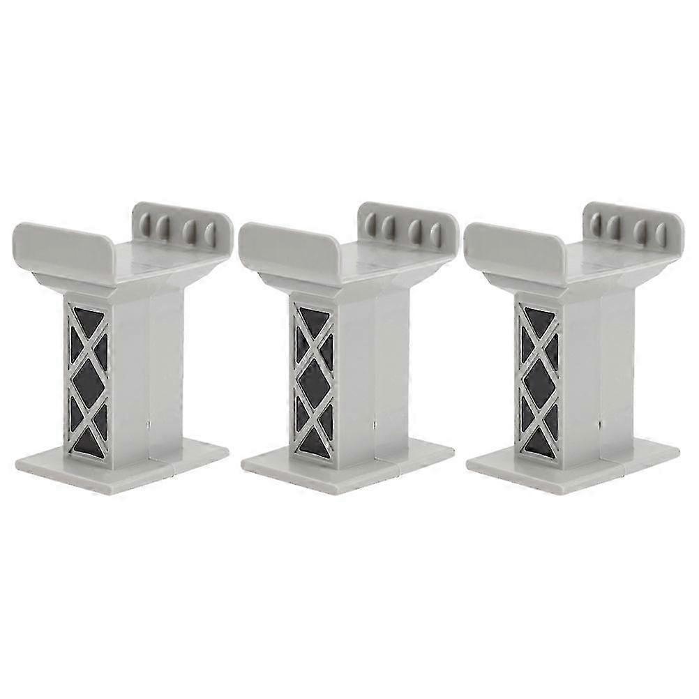3pcs Decorative Train Bridge Support Pier Model for Playing