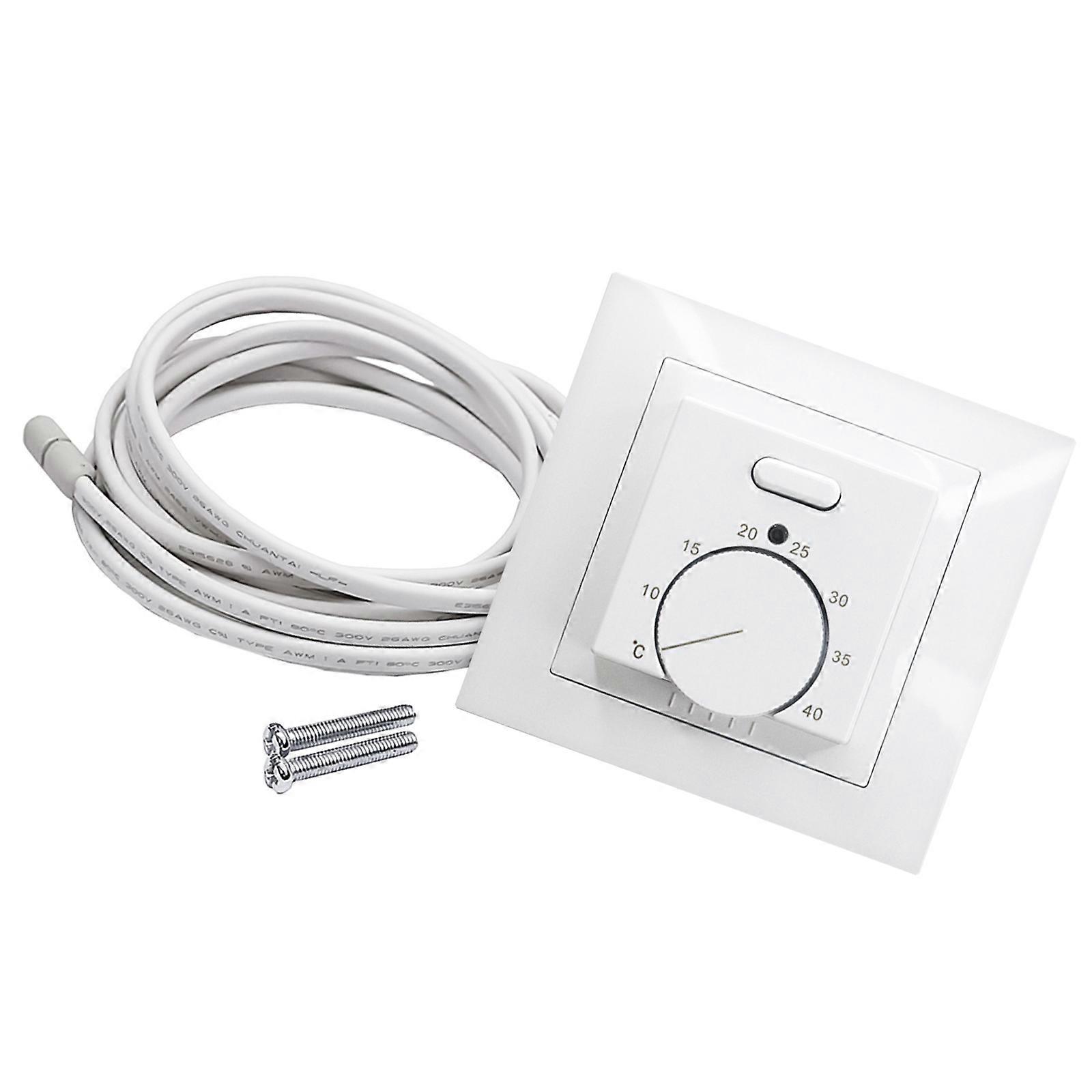 Adjustable Room Temperature Controllers For Indoor Heating Systems Cable Simple Installation Wall Multicolor