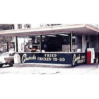 Original Churchs Fried Chicken San Antonio TX Stressabbau-Puzzle V2304