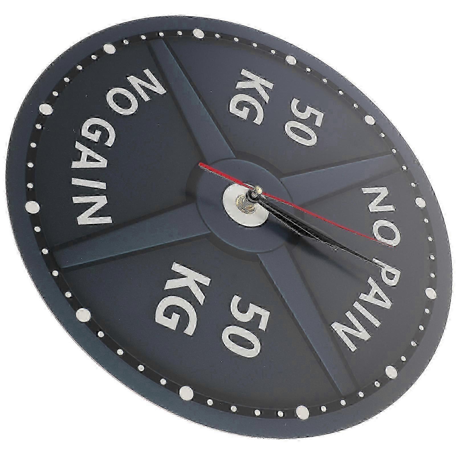 Unique Wall Clock Gym Wall Art Timekeeping Plastic Large Screen 1Pack