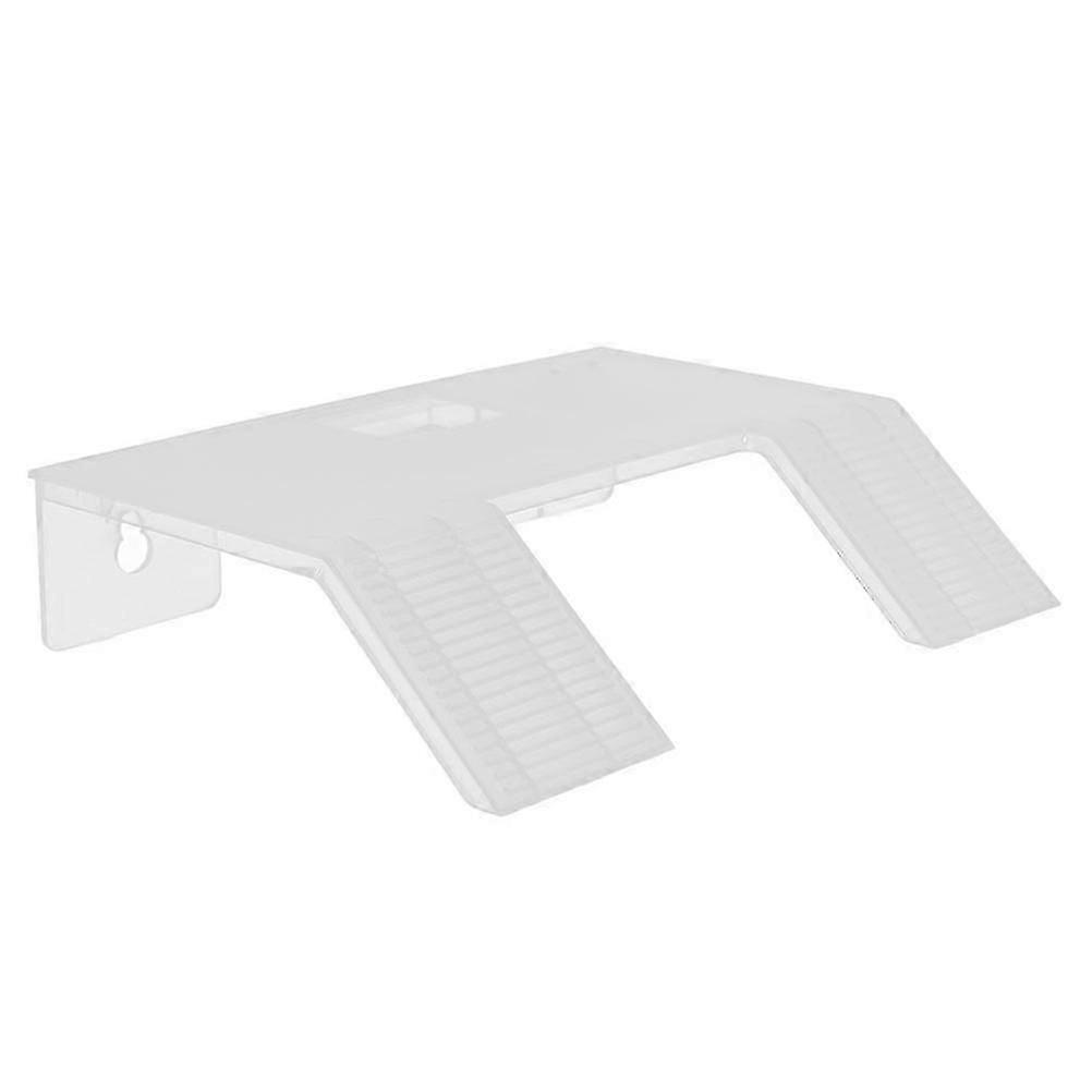 Aquatic Turtle Basking Platform with Climbing Ramp, Suction Cups & Floating Design