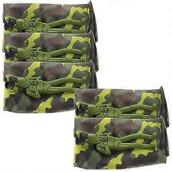 Børne Udendørs Legetøj Håndkast Faldskærmslegetøj Camouflage 16 Dele Flyvesæt