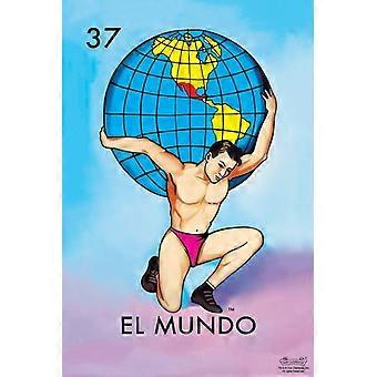 37 Quebra-cabeças de madeira El Mundo World Cool