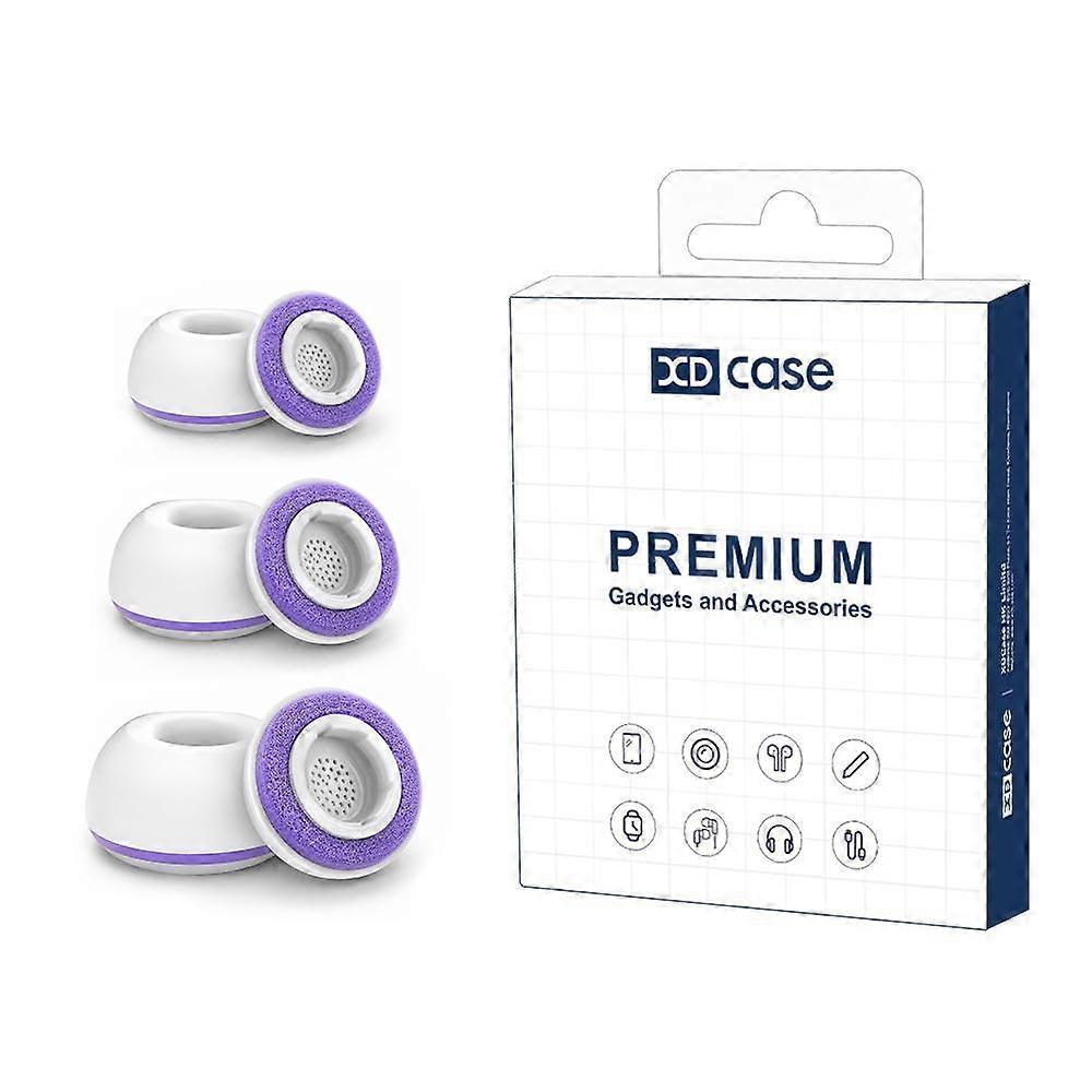 XDcase 3 Pairs Replacement Silicone Sponge Ear Tips, S/M/L Size