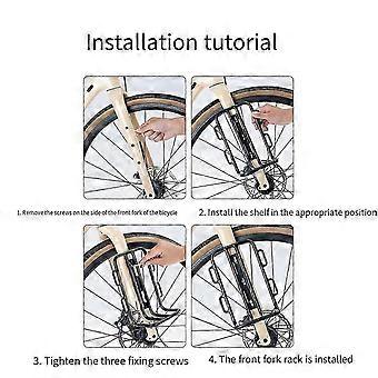 Bike Front compatible withk Shelf with Bike compatible withk Bag Road Cycling Racks