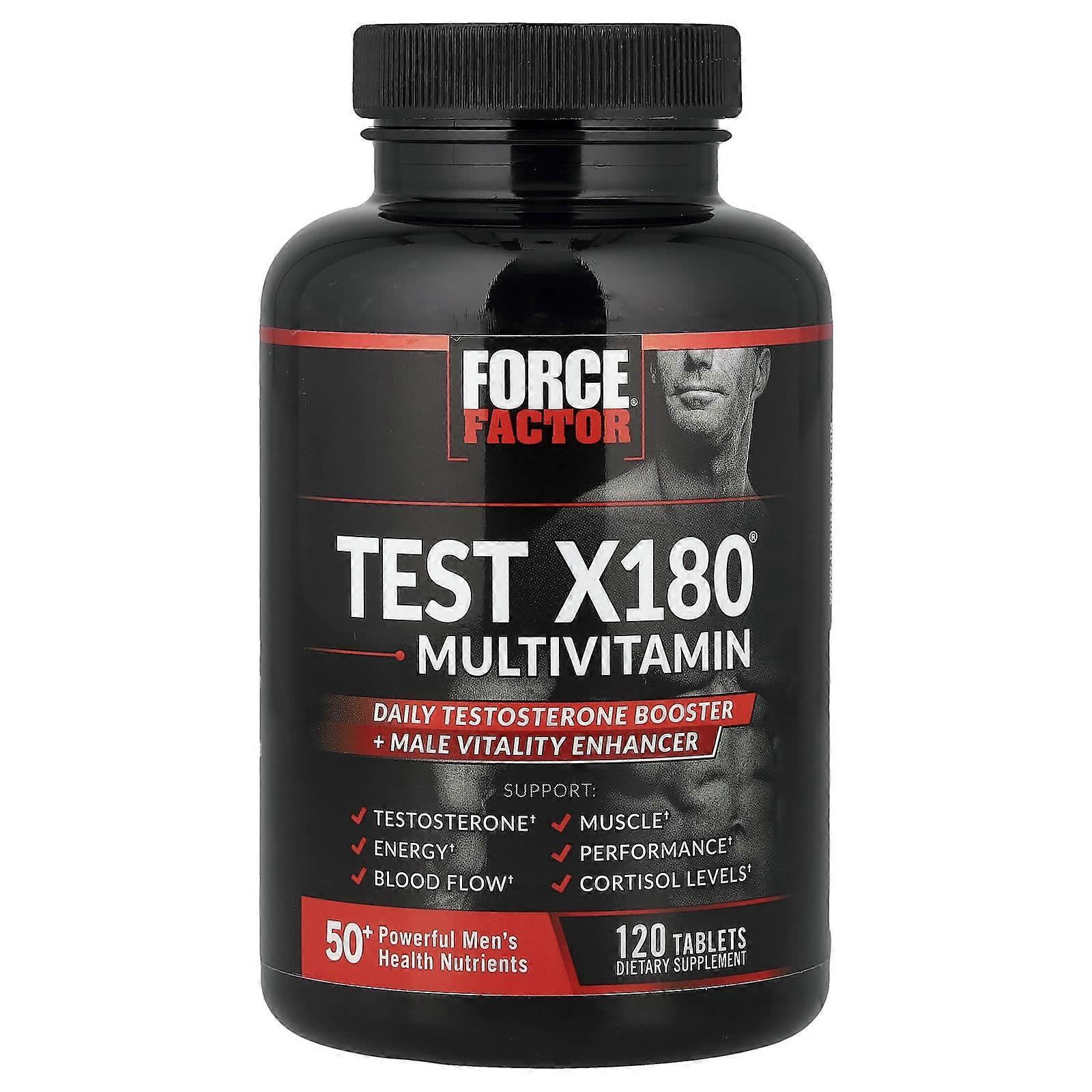 Force Factor, Test X180® Multivitamin, 120 Tablets