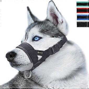 Head Strap Dog Muzzle Prevent From Taking Off By Paws For Small, Medium And Large Dogs S black
