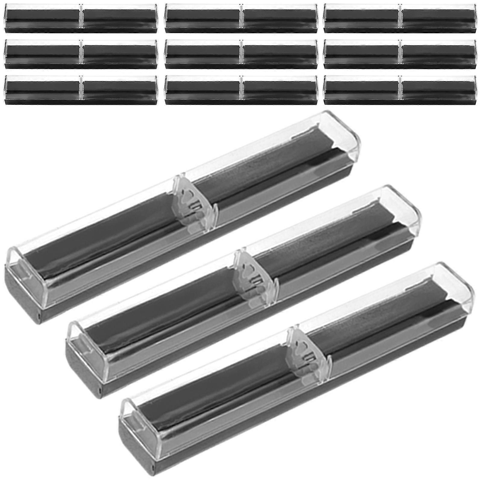 Pen Container Box For Writing Instruments Rectangular Translucent 12Pcs