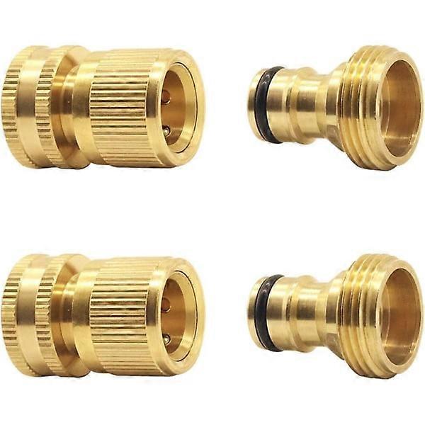 2 sets of retractable hose quick-connect adapters