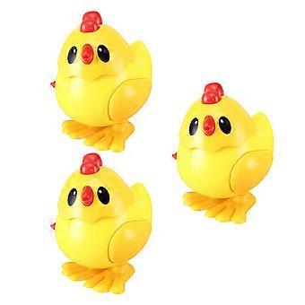 3 Stück aufziehbares Sprungspielzeug dekoratives Uhrwerk Huhn Spielzeug pädagogisches Kinderspielzeug