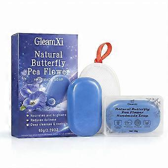65g Plant Extract Cleansing Bar Soap, Non-Slip Mild Daily Face & Body Washing Soap