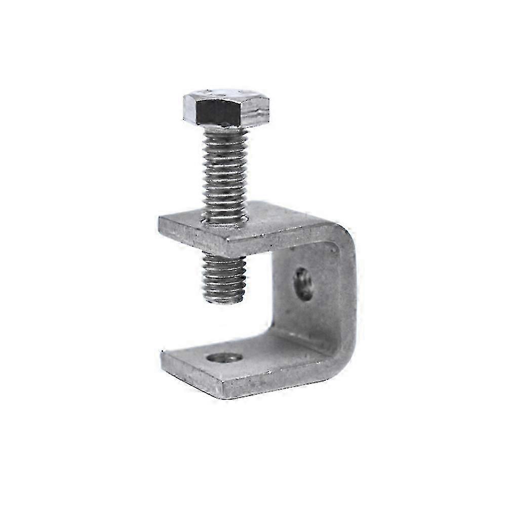4Pcs C-Clamp Steel Pipe Square Clamp Pull Ring Adjustable Fixed Holder Clip Multi-Function Hardware