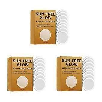 Parches autobronceadores 1-3x, parches de microagujas con efecto bronceado natural 2026, parches autobronceadores para mujeres y hombres.