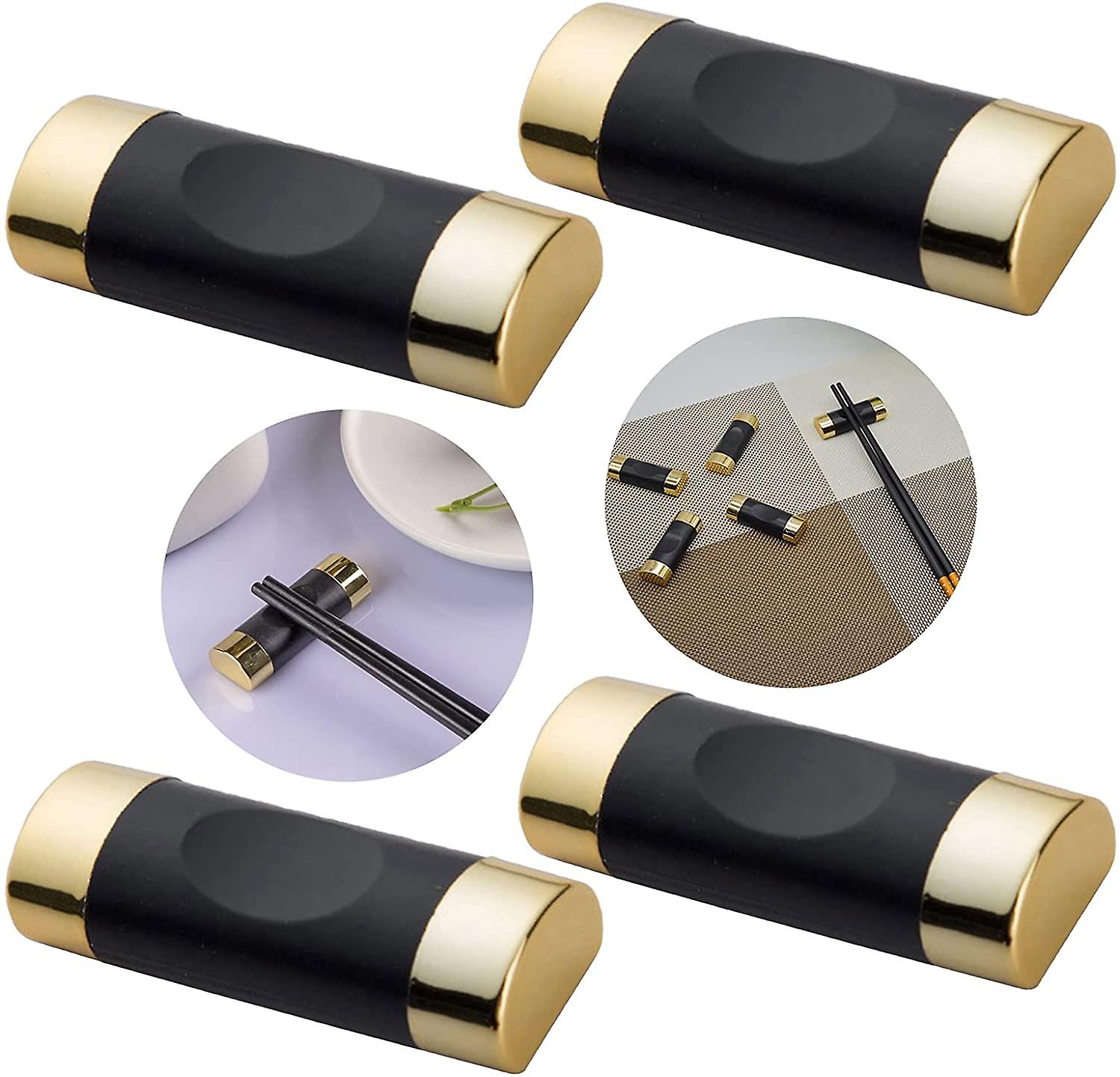 2023 - Homedejavu 4 Pieces Chopstick Rest Alloy Chopstick Rest Pillow Shape Chopstick Rest For Kitchen Or Dining Spoon For