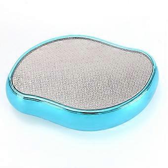Dww-2 in 1 Glass Foot File (Blue), Foot Rasp and Remover for Hard Skin - Wet and Dry Waterproof Foot File, Foot File, Beauty Tool for Pedicure on Feet