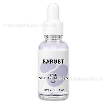Selvbrunerdråber til ansigtet (mørk) - 30 ml gradvis glødende selvbrunerserum, korrigerer hudtone, mild og ikke-irriterende, kan opbygges for et naturligt solkysset look