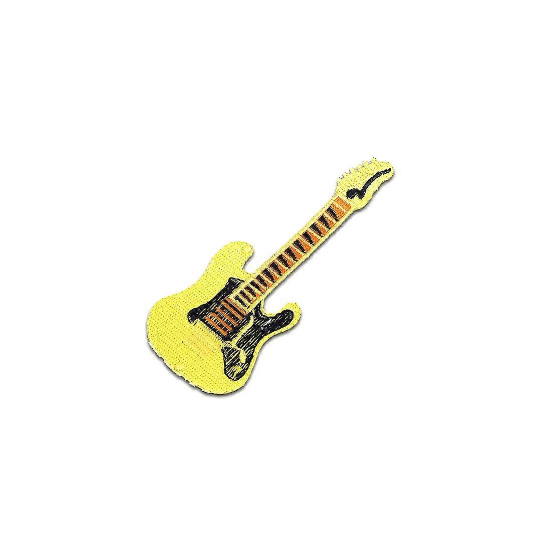 Patch - Guitar - gul - 11.5x4.7cm - Patch
