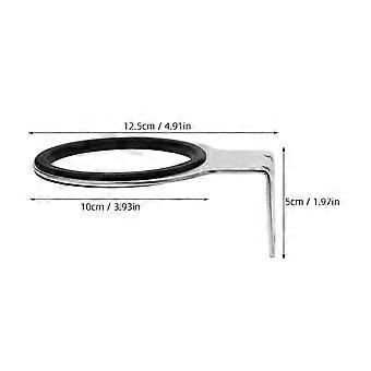 Raindrops  Hairdryer Holder Wall Mounted Bathroom Blow Buckets Build Silver