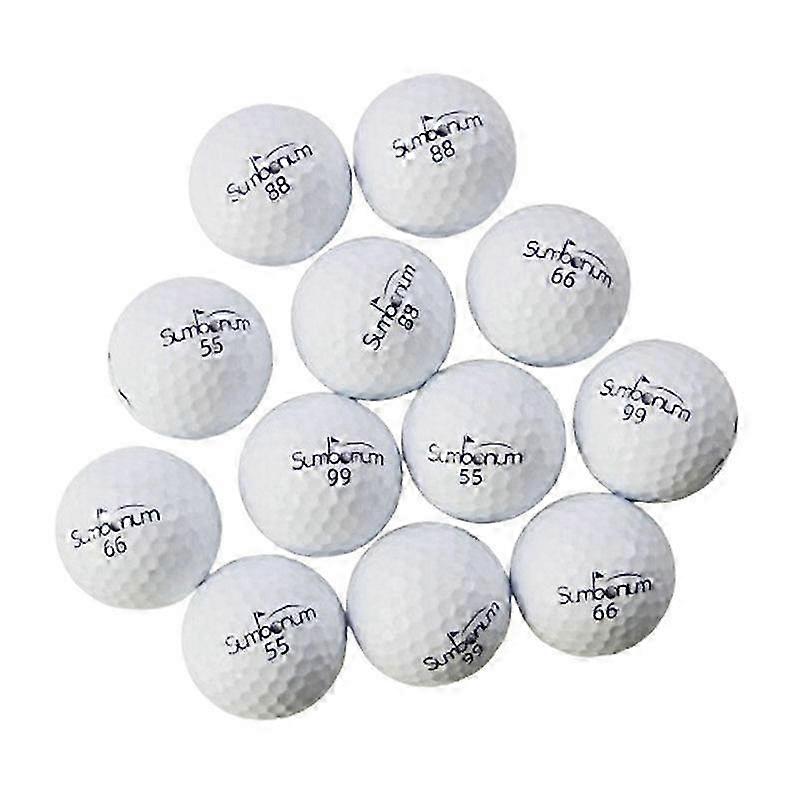 12Pcs Compeon Golf Practice Balls compatible with Beginners Professionals