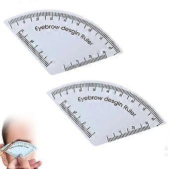 Eyebrow Mapping Tool Set for Precise Symmetry, Reusable Brow Shaping Stencils for Professional Use