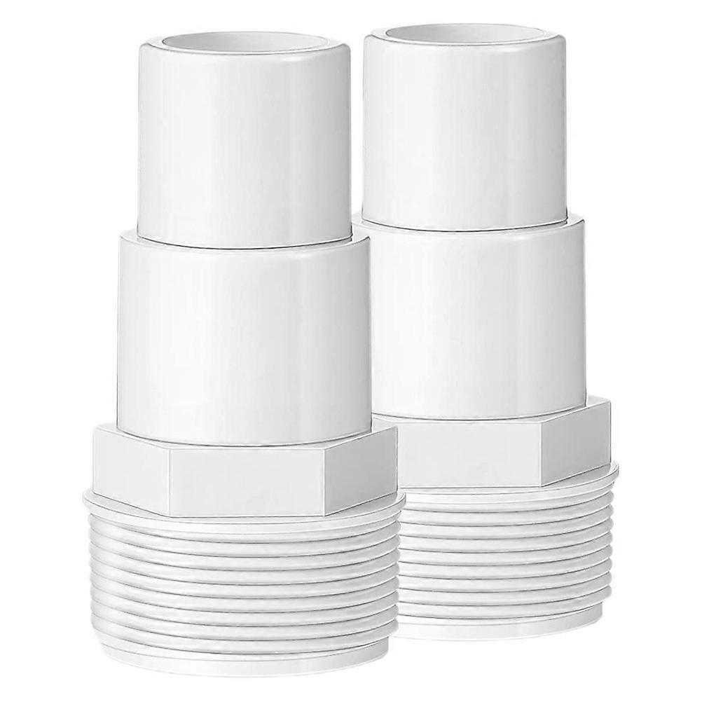 2pcs Convenient Pool Pump Part Pool Repair Pump Adapter Pool Plastic Pump Adapter