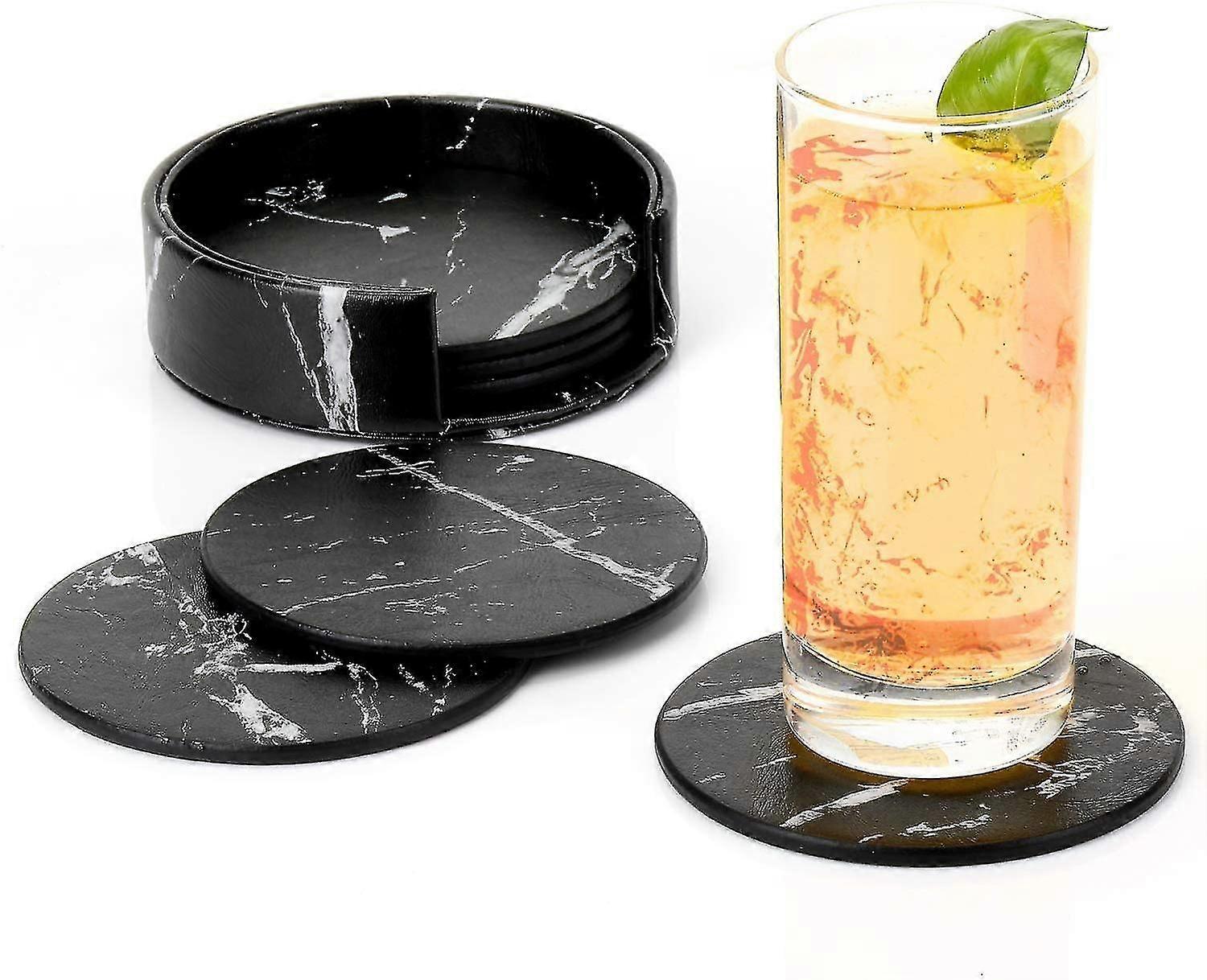Leather Glass Coasters