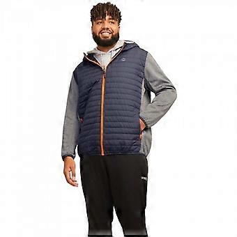 Jack & Jones Herre Quiltet Ribbed Mansjett Pluss Pufferjakke