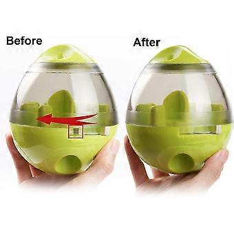 Dog Treat Dispenser Toy(large)-Snack Dispenser/Interactive Toy/Iq Slow Food Treat Ball(green)_yzac