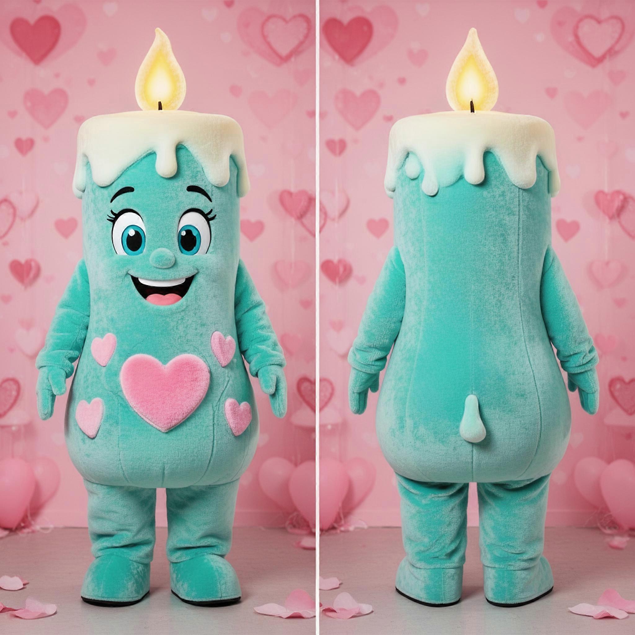 MASTICOT Turquoise Glowing Scented Candle Mascot