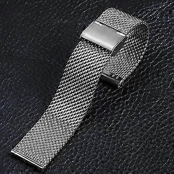 Quick Release Milanese Loop Strap 1.0 Mesh Stainless Steel Watch Band for Seiko for DW Wristband 18mm 20mm 22mm 24mm Bracelet
