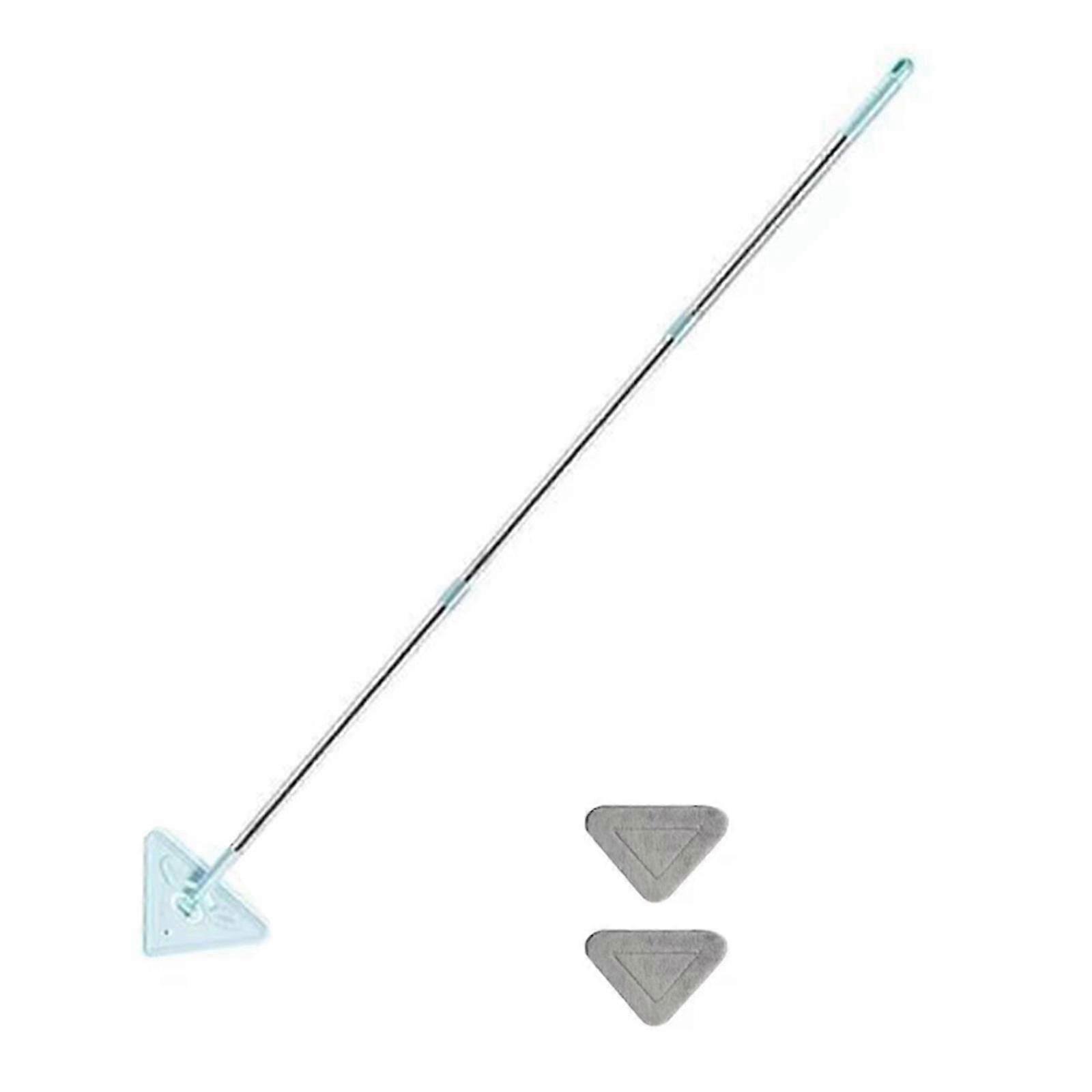 Rotatable Triangles Dusting Mop Durable Labor-Saving Cleaning Mop for Bathroom Kitchen 26-27