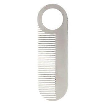 Peigne à barbe ergonomique en acier inoxydable