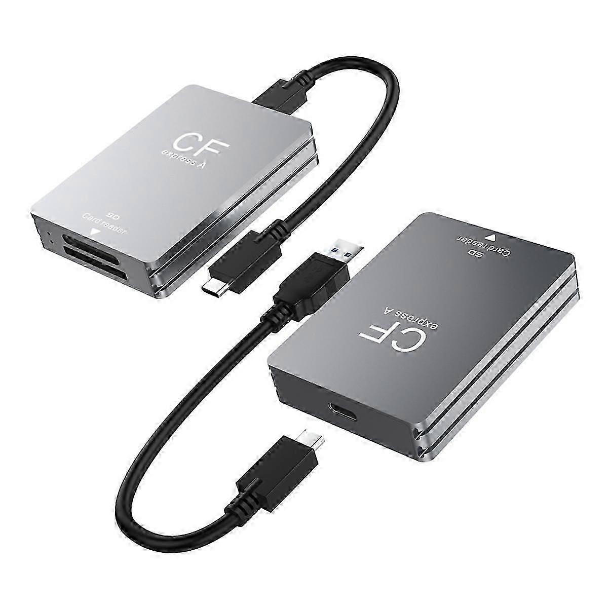 2 In 1 Cfexpress Type A Sd Card Reader Usb 3.2 10gbps Memory Card Reader Cfexpress Card Reader Adap