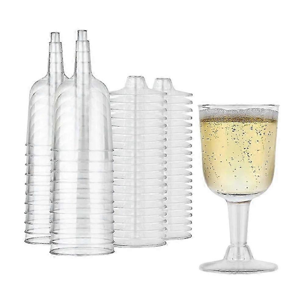 Disposable Reusable Plastic Cups - Clear - 20 pcs