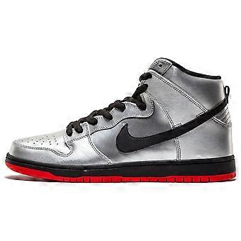 Nike Dunk SB Steel Reserve High top Skateboard Shoes Men's Metallic Silver 305050-027