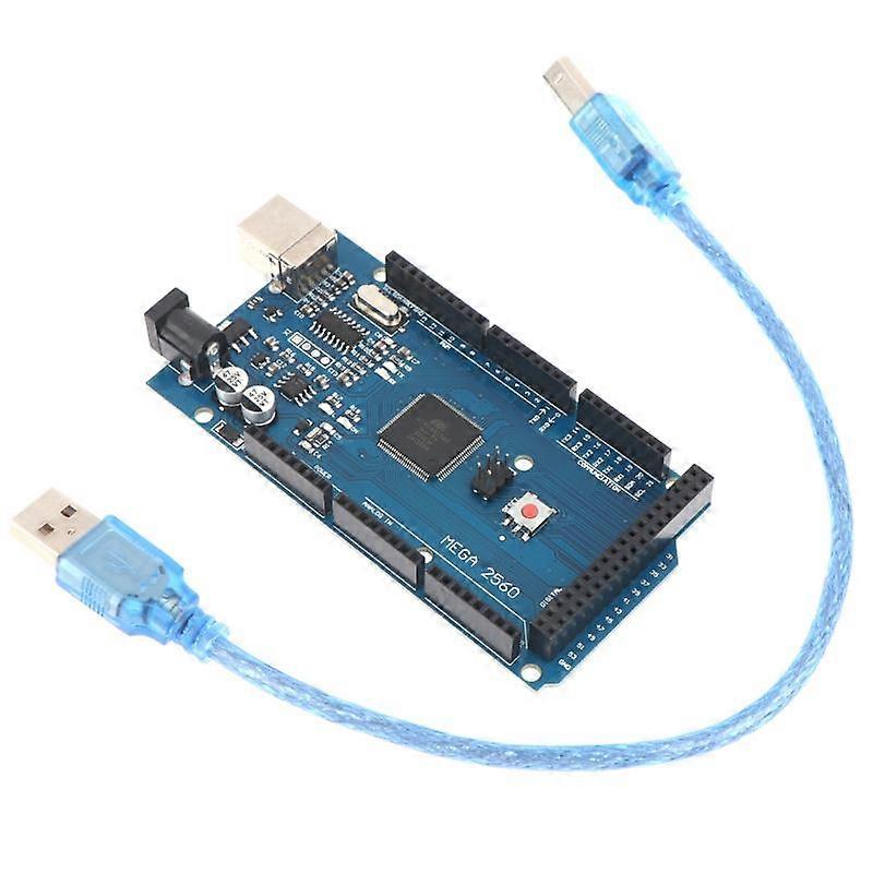 Mega2560 R3 Open Source Development Board With Usb Cable Ch340G Chip Optimized Circuit Design For Diy Project Development
