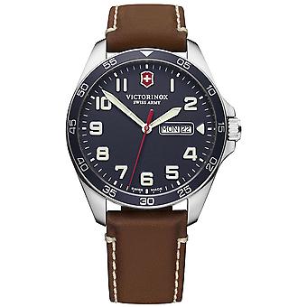 Victorinox field watch watch for Men Analog Quartz with Cowhide Bracelet V241848