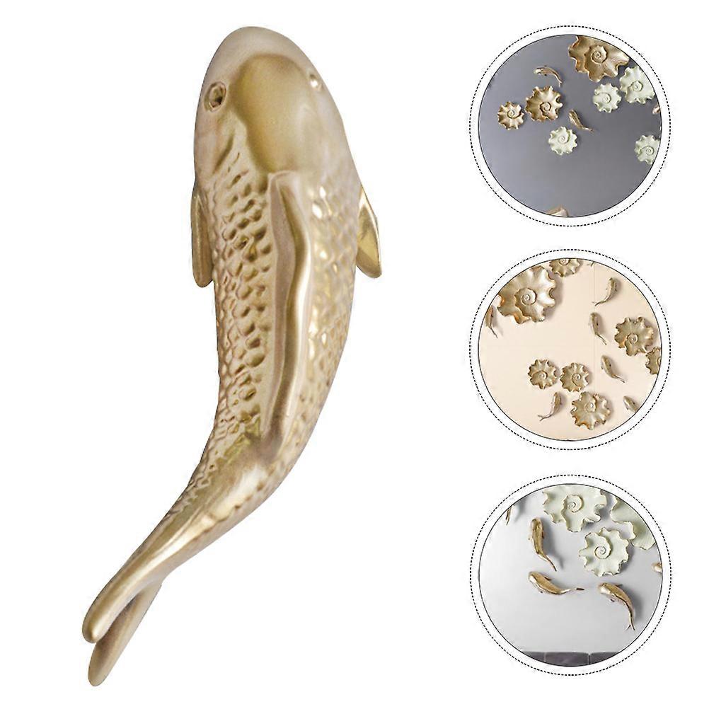 Goldfish Decor Resin Craft for Wall-Mounted Decor 2Pcs
