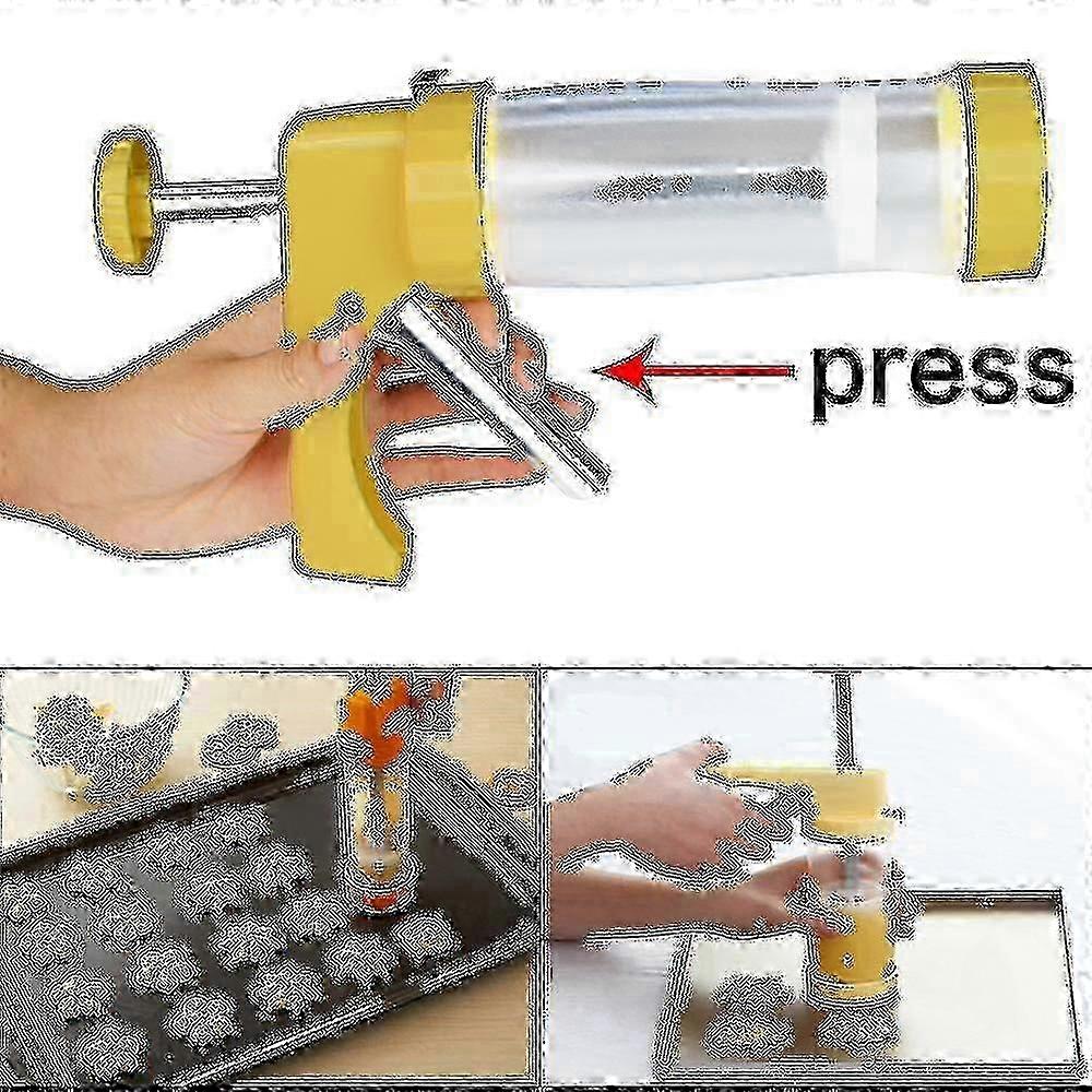 Cookie Extruder Press Kit Machine Biscuit Cake Make Set Decor Cookie Decoration Tool