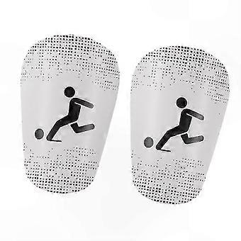 Youth Soccer Shin Guards with Calf Protection, PP Foam, Lightweight, for Kids and Adults, Outdoor Sports, XS White, 1 Pair