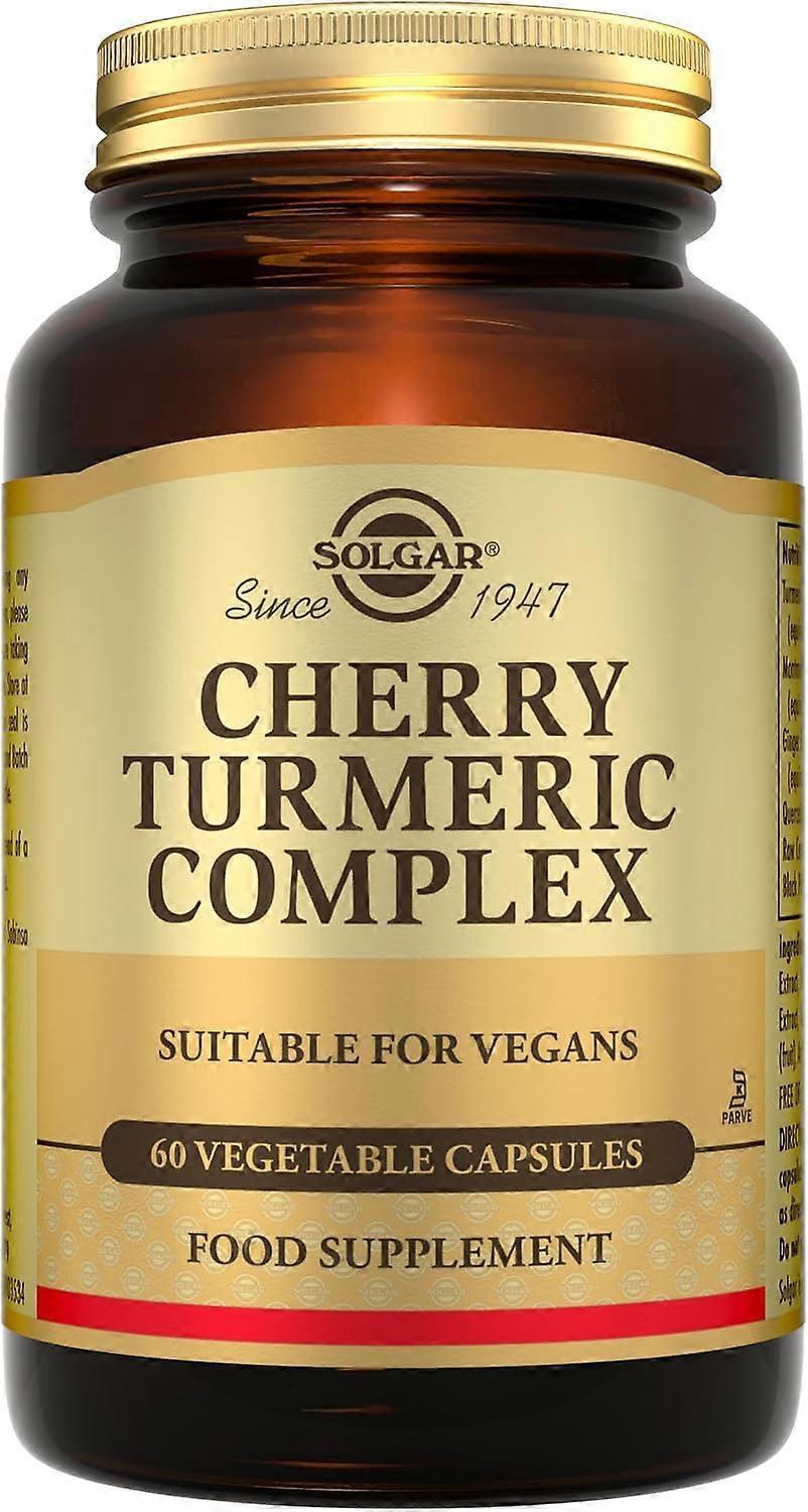 Solgar Cherry Kurkuma Komplex Gemüsekapseln, 60