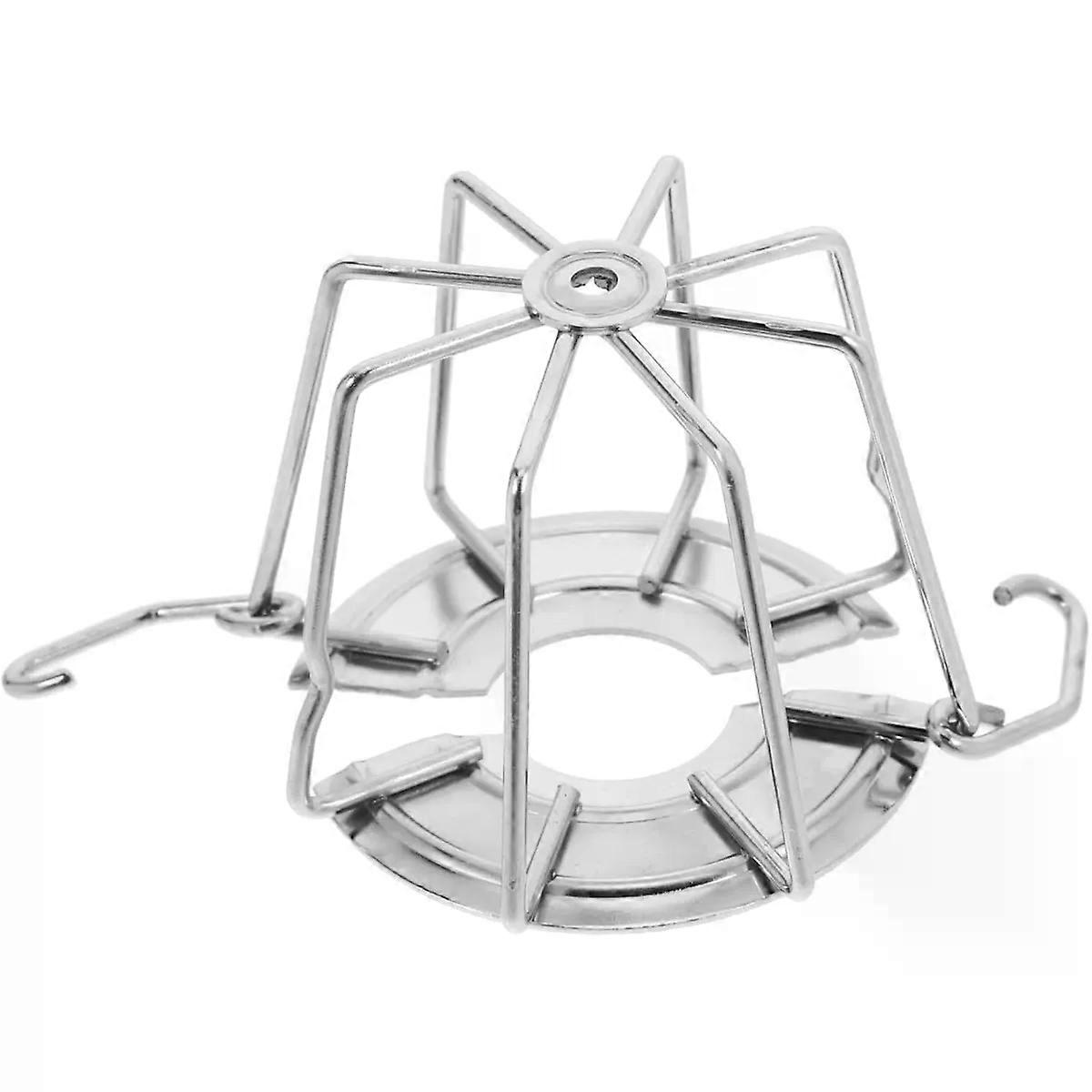 3/4 Iron Silver Fire Sprinkler Head Protector Ceiling Cover