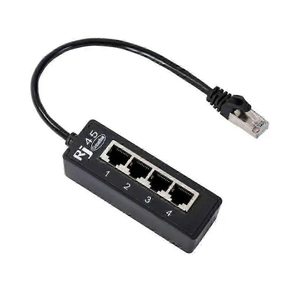 4-Output RJ45 Internet Connection Splitter