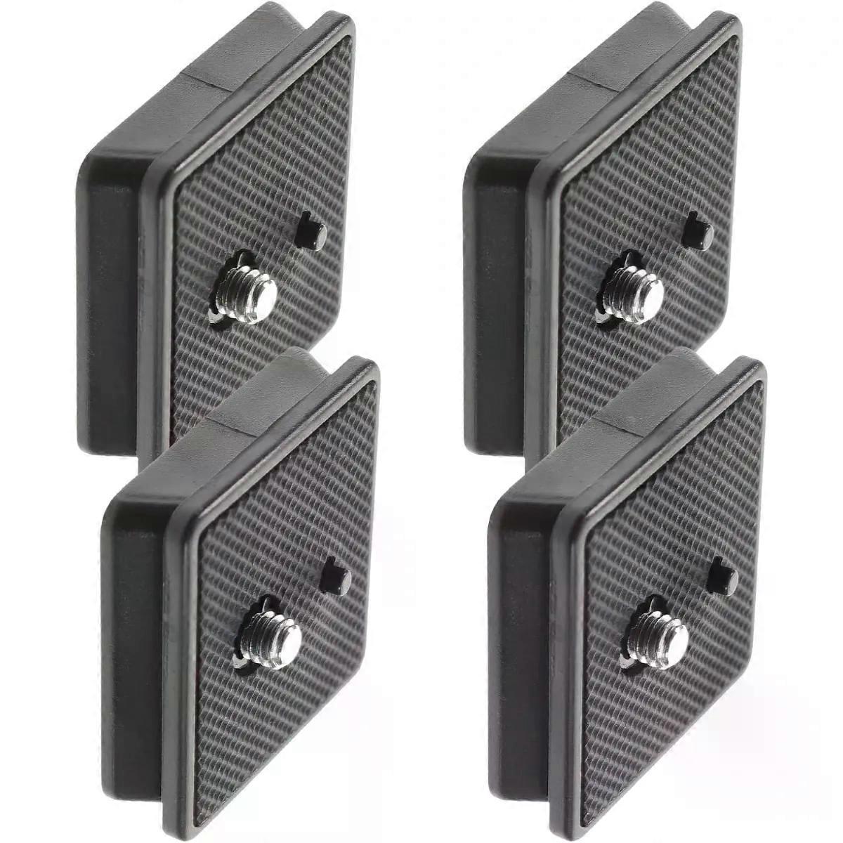4pcs 41mm Camera Tripod Adapter Plate Quick Release Mount Black
